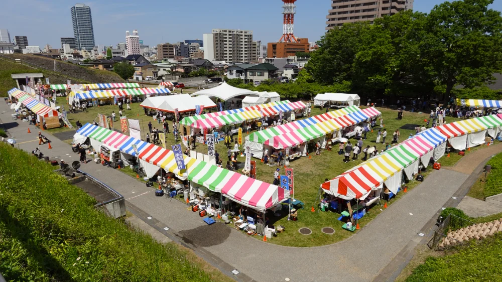 「フェスタmy宇都宮2026」へ、宇都宮城址公園をひとりでぶらり